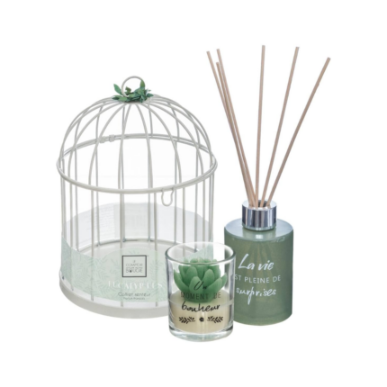 COFRRET LOVE HOME CAGE BOUGIE 730G + DIFFUSEUR