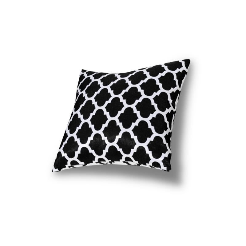 COUSSIN NOIR ET BLANC 40X40 CM