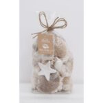 SACHET MELANGE COQUILLAGE NATURE (L12XH16CM)