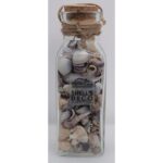 BOUTEILLE MELANGE COQUILLAGE (6X19 2CM) GREY