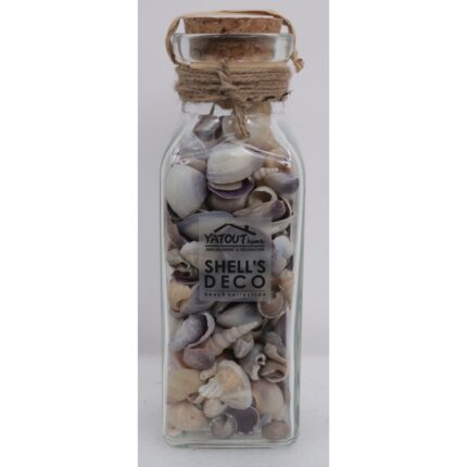 BOUTEILLE MELANGE COQUILLAGE (6X19 2CM) GREY