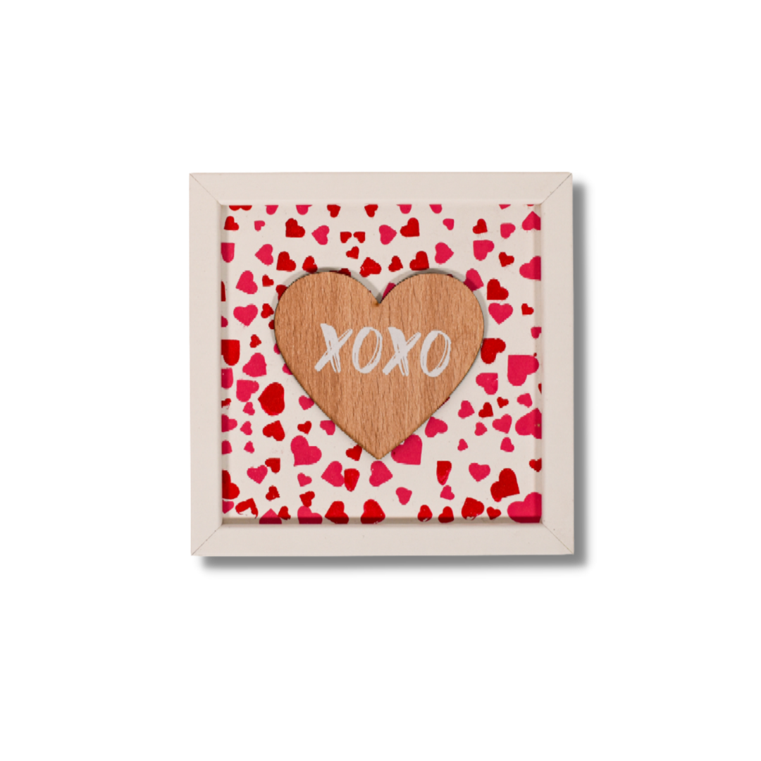 DECO MURAL LOVA AVEC COEUR 16X16CM DECO MURAL LOVA AVEC COEUR 16X16CM