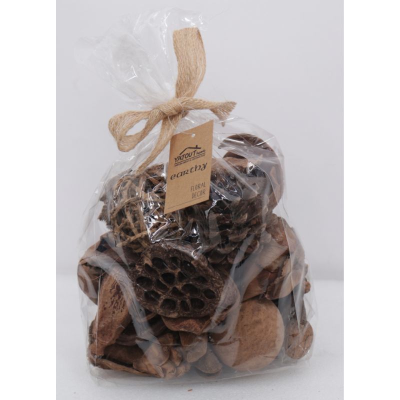 SACHET POT POURRI EXOTIC MINI JUMBO (18X21 CM) MARRON SACHET POT POURRI EXOTIC MINI JUMBO (18X21 CM) MARRON