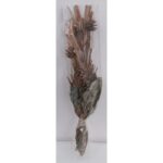 BOUQUET FLEUR SLIM 60 CM ROSE DORE