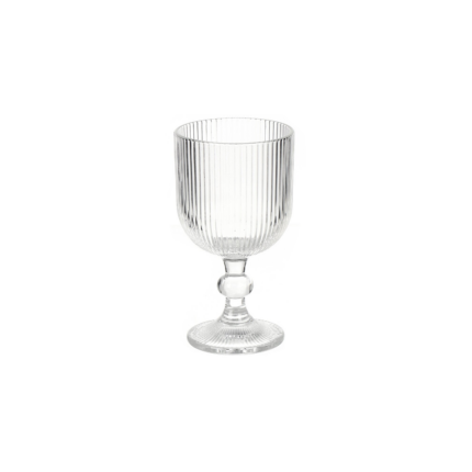 DIVA VERRE A PIED VERRE TRANSPARANT PF