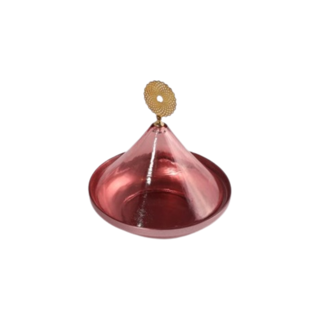 DOME TAJINE EN VERRE ROSE GOLD L DOME TAJINE EN VERRE ROSE GOLD L