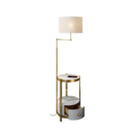 DUO LAMPADAIRE AVEC TABLE DE COINS