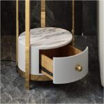 DUO LAMPADAIRE AVEC TABLE DE COINS