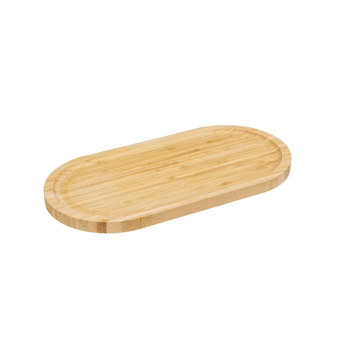 PLATEAU DE PRESENATTION  OVAL EN BOIS  35x15x1,5 CM