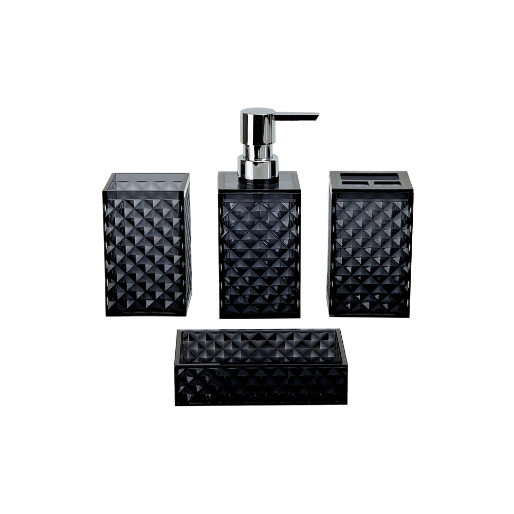 VIRO ENSEMBLE ACCESOIRES SALLE DE BAIN 4 PCS VIRO ENSEMBLE ACCESOIRES SALLE DE BAIN 4 PCS