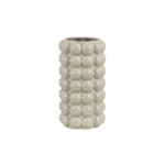 VASE BOUBLE GF 20CM BLANC CREME