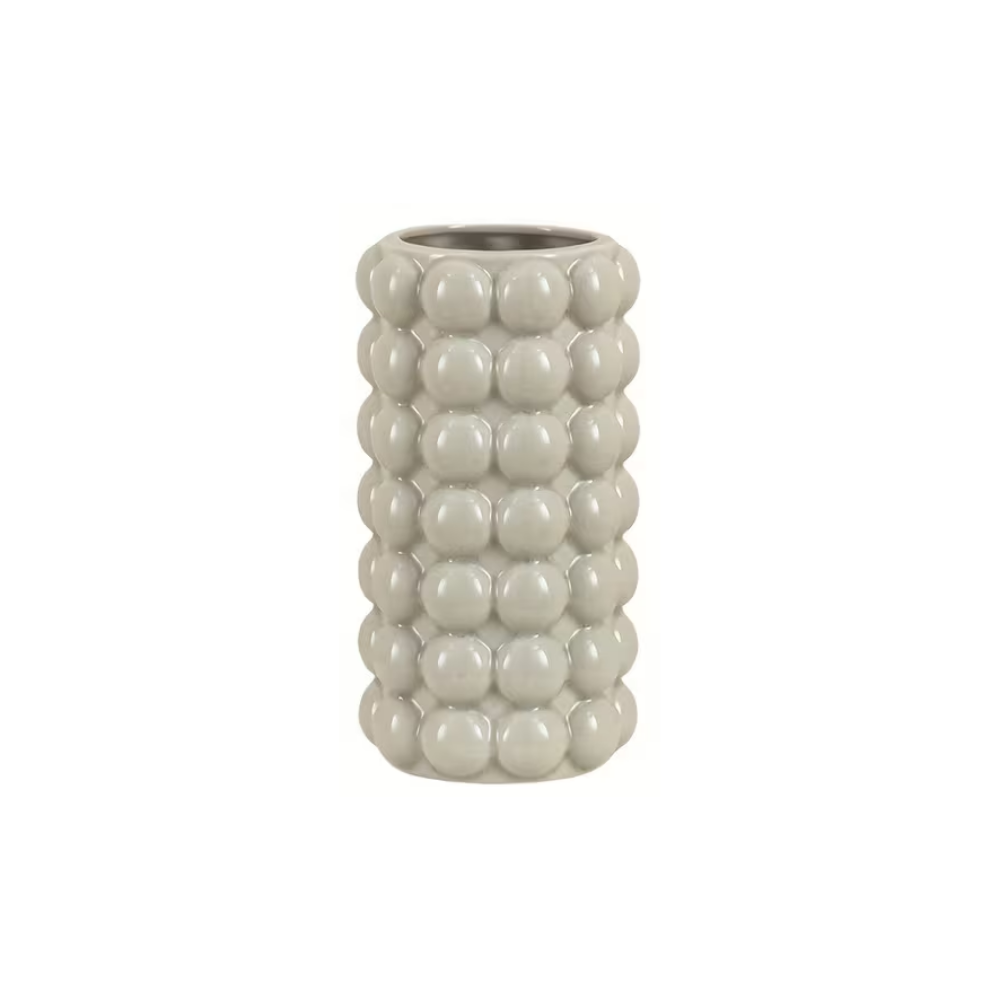 VASE BOUBLE GF 20CM BLANC CREME VASE BOUBLE GF 20CM BLANC CREME