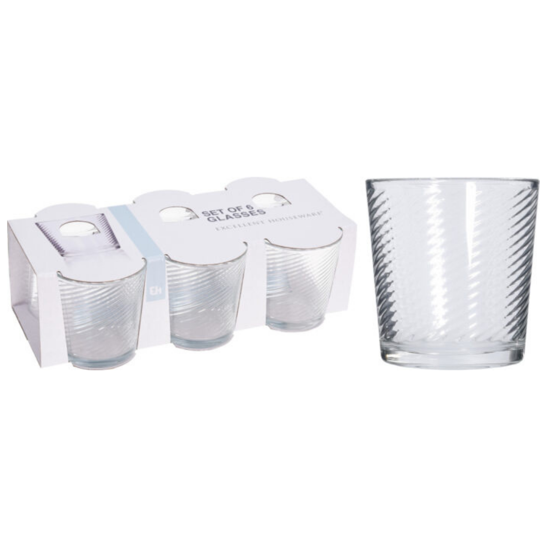 Design sans titre (9) SET DE VERRE A BOIRE 6PCS 250ML – Image 1