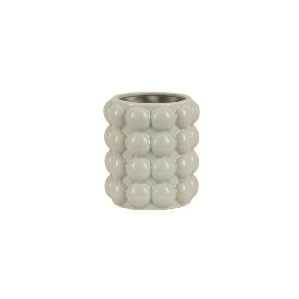 VASE BOUBLE GF 13CM BLANC CREME VASE BOUBLE GF 13CM BLANC CREME