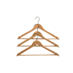 SET DE 3 CINTRES EN BOIS