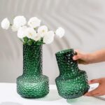 EMRAUDE VASE EN VERRE PF 9x22CM