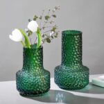EMRAUDE VASE EN VERRE PF 9x22CM