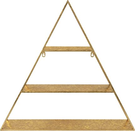 ETAGERE METAL TRIANGULAIRE GOLD
