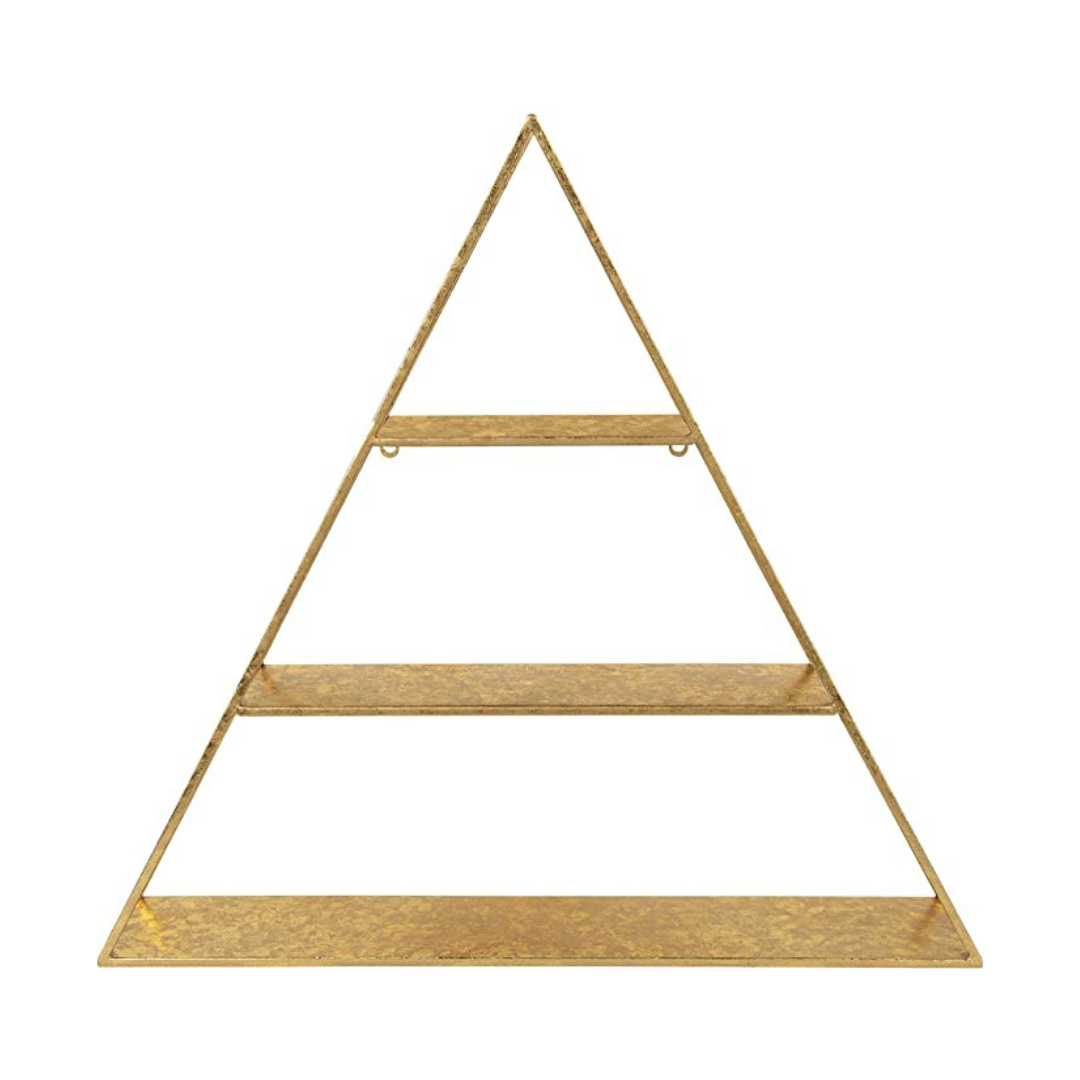 ETAGERE METAL TRIANGULAIRE GOLD ETAGERE METAL TRIANGULAIRE GOLD