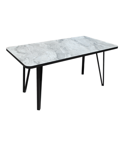 EVA TABLE À MANGER MARBRE BLANC