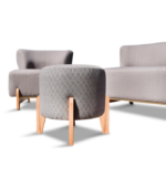 FAUTEILLE TULIPE 2+1+TABOURET