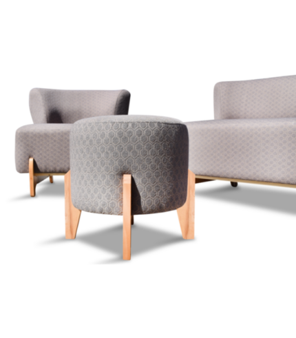 FAUTEILLE TULIPE 2+1+TABOURET