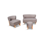 FAUTEILLE TULIPE 2+1+TABOURET
