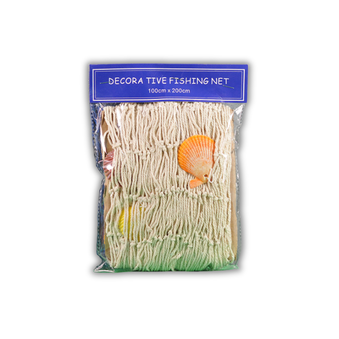 FILET DE PECHE 100X200 CM DECORATIF FILET DE PECHE 100X200 CM DECORATIF