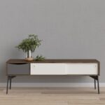 FUR MEUBLE TV 2 TIROIRS COULISSE+1 TIROIR