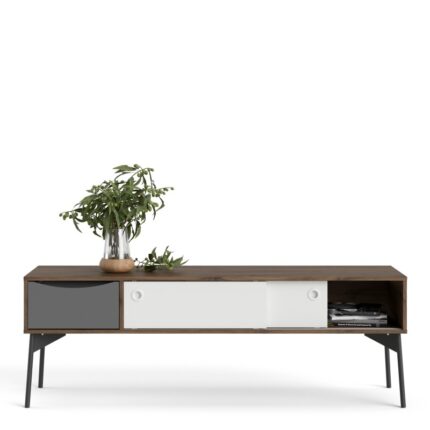 FUR MEUBLE TV 2 TIROIRS COULISSE+1 TIROIR