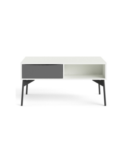 FUR TABLE BASSE 1 TIROIR BLANC