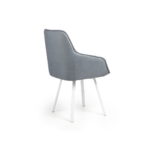 GORI CHAISE GRIS AVEC PIEDS BLANC WOOLY