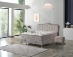 HARMONY LIFE PACK LIT+SOMMIER 160x200 AVEC RANGEMENT+2 CHEVETS