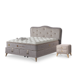 HARMONY LIFE PACK LIT+SOMMIER 160x200 AVEC RANGEMENT+2 CHEVETS