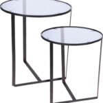 TABLE D APPOINT METAL SET 2PCS