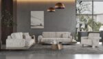 HERMES SALON 3+3+1+1 AVEC TABLE D'APPOINT