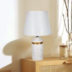 JASANA LIGHT GOLD LAMPE EN CERAMIQUE