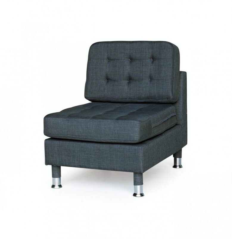RONA FAUTEUIL SANS BRAS 1 PLACE - Gris - Gris