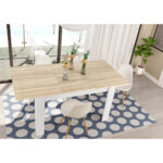 KENDARA TABLE A MANGER EN BOIS PIEDNLANC CANDIAN