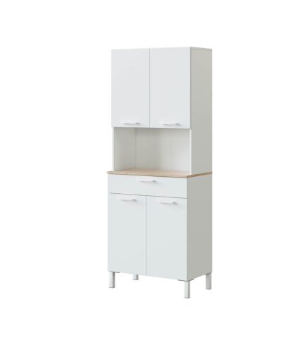 KIRA BUFFET DE CUISINE CANADIAN BLANC 4 PORTES+1 TIRROIR