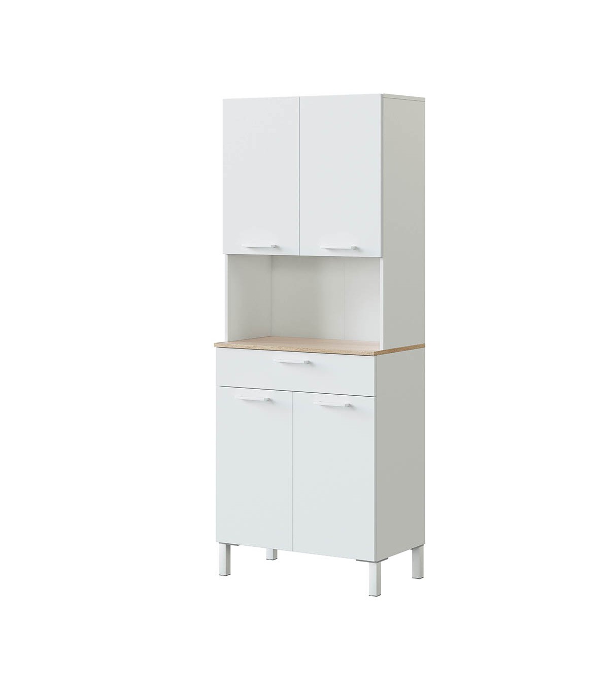 KIRA BUFFET DE CUISINE CANADIAN BLANC 4 PORTES+1 TIRROIR KIRA BUFFET DE CUISINE CANADIAN BLANC 4 PORTES+1 TIRROIR