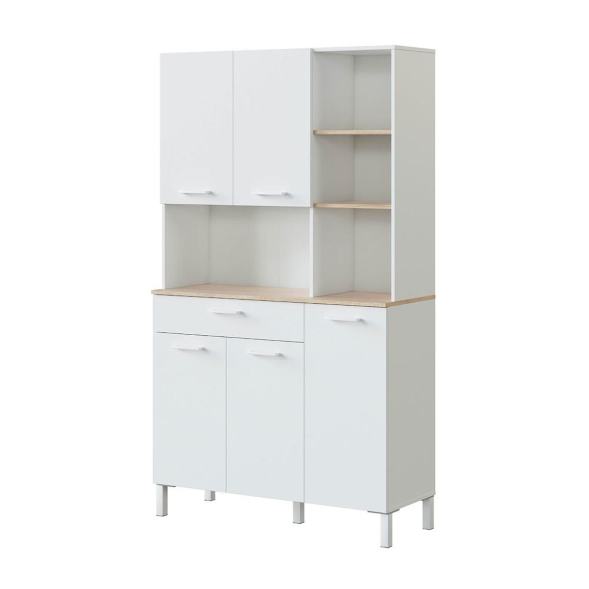 KIRA BUFFET DE CUISINE CANADIAN BLANC 5 PORTES+1 TIRROIR KIRA BUFFET DE CUISINE CANADIAN BLANC 5 PORTES+1 TIRROIR