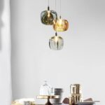 LAMPE SUSPENDU  EN CRISTAL DE LUX
