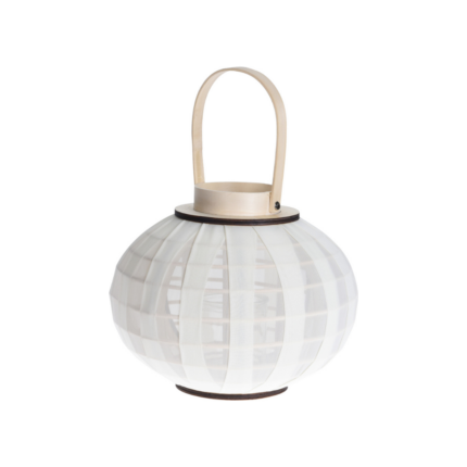 LANTERNE  25X21CM BLANC