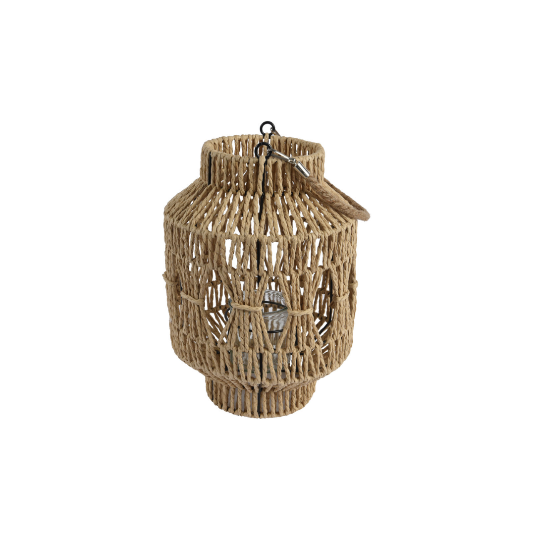 LANTERNE ROTIN 19X30CM LANTERNE ROTIN 19X30CM