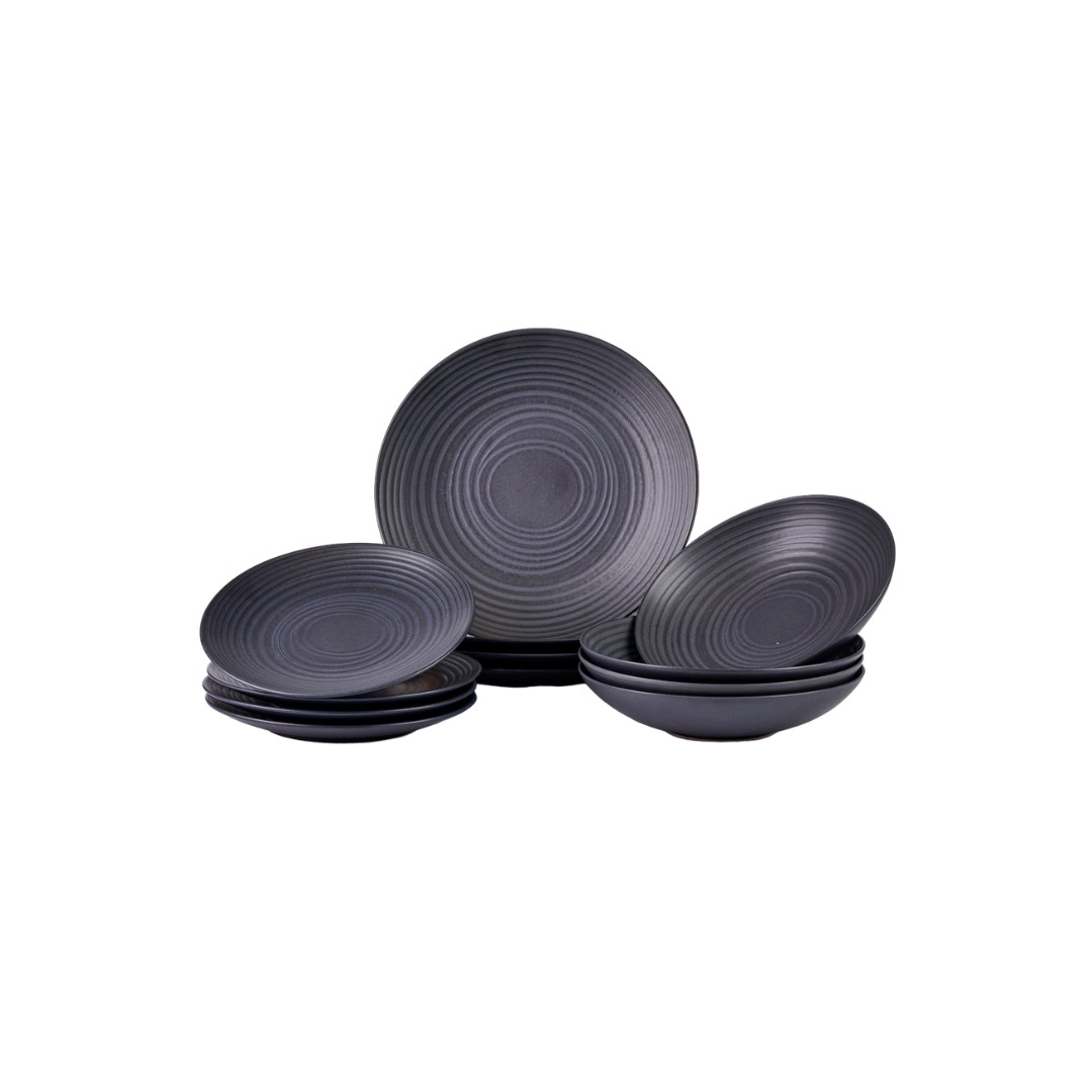 LAVA STONE TAFEL SERVICE 12 PCS