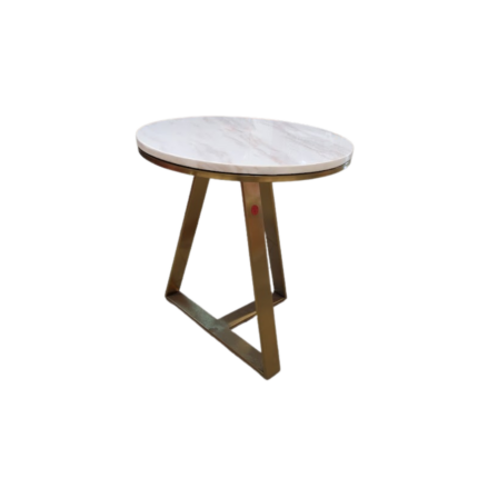 LIMA TABLE BASSE STAINLESS STEEL + MARBRIE