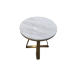 LIMA TABLE BASSE STAINLESS STEEL + MARBRIE