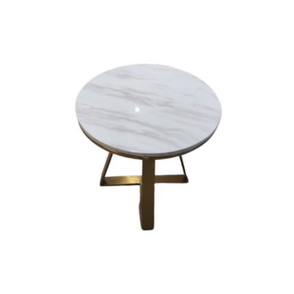LIMA TABLE BASSE STAINLESS STEEL + MARBRIE