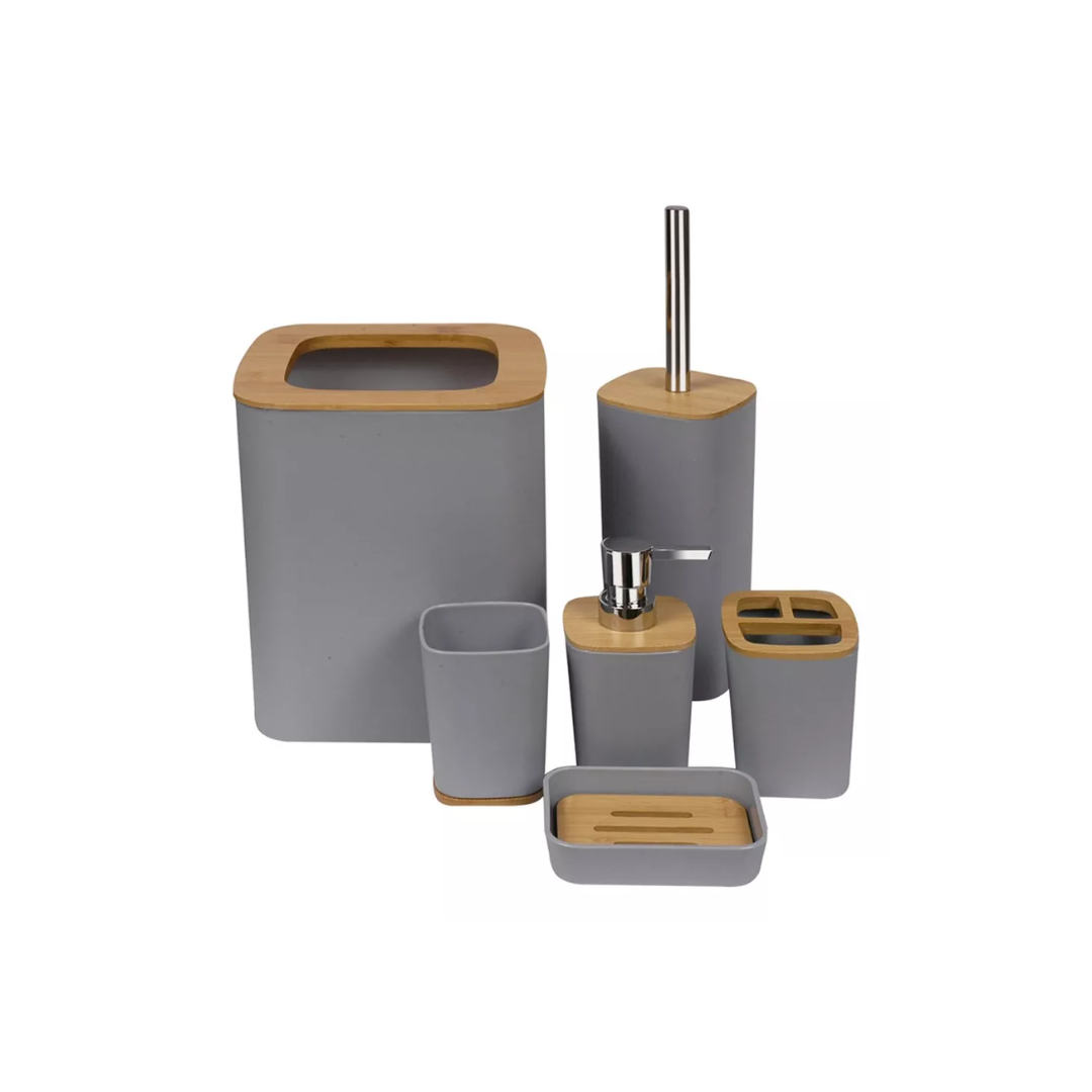 LIVA ENSEMBLE D'ACCESSOIRES SALLE DE BAIN 6 PCS LIVA ENSEMBLE D'ACCESSOIRES SALLE DE BAIN 6 PCS